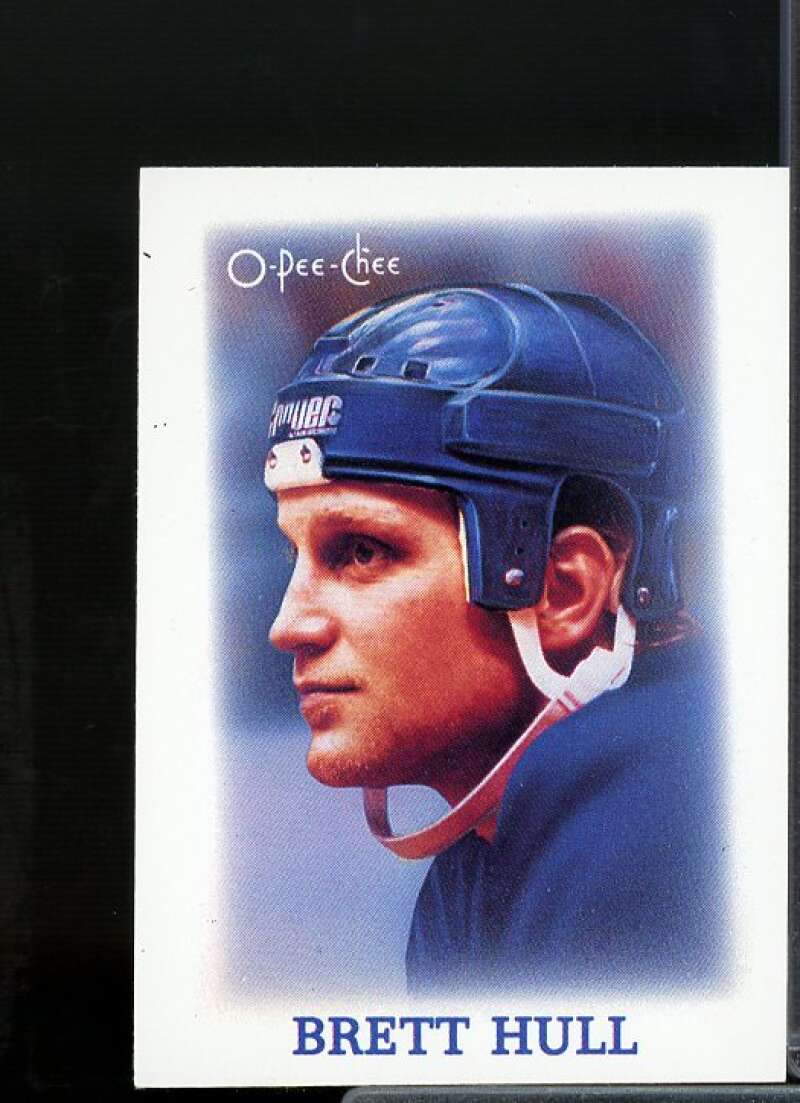 Brett Hull Rookie Card 1988-89 O-Pee-Chee Minis #16  Image 1