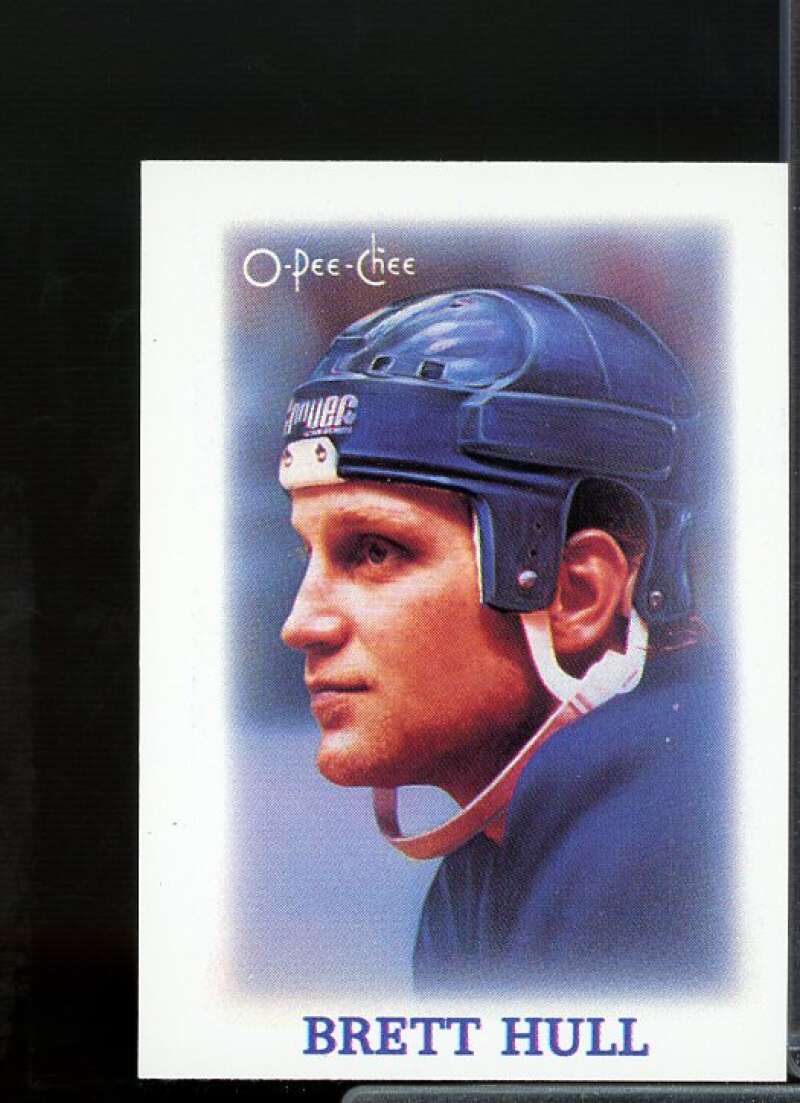 Brett Hull Rookie Card 1988-89 O-Pee-Chee Minis #16  Image 1