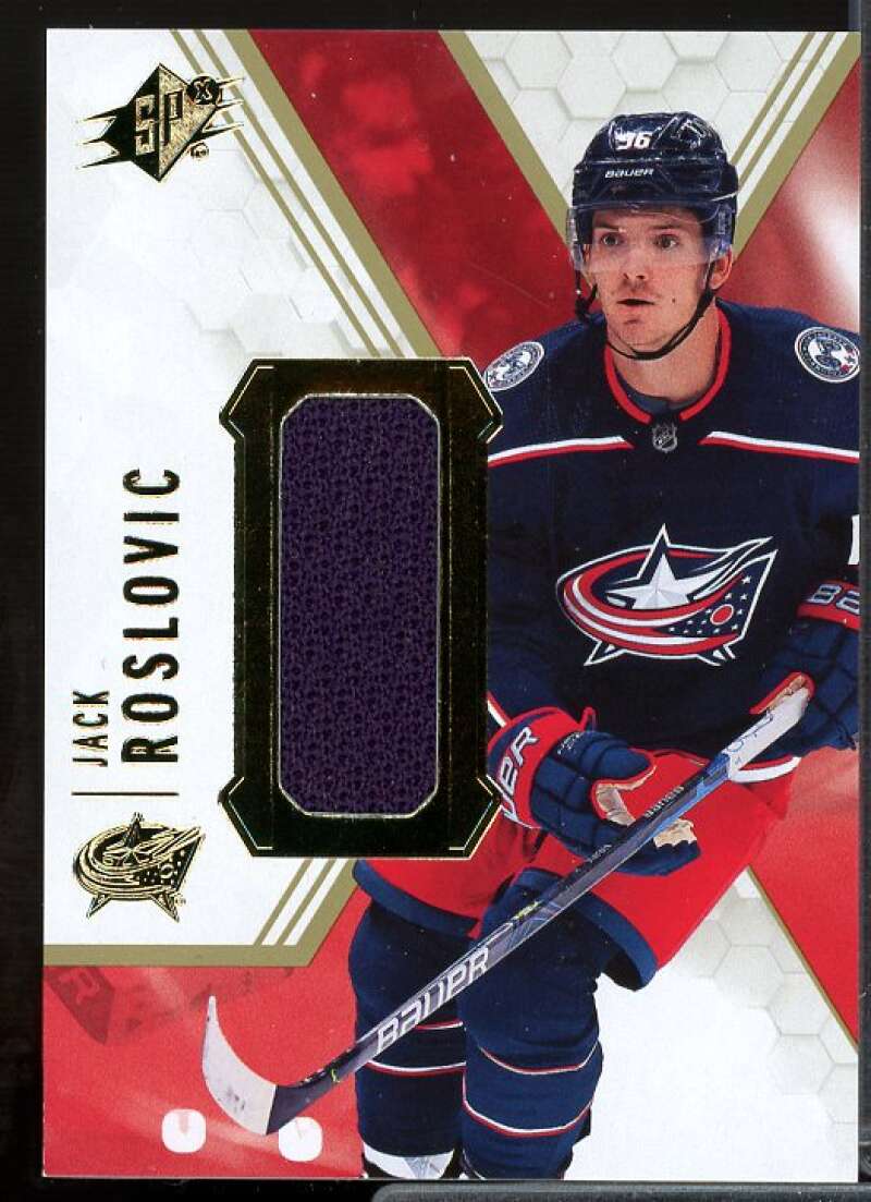 Jack Roslovic Card 2021-22 SPx Base Jerseys #9  Image 1