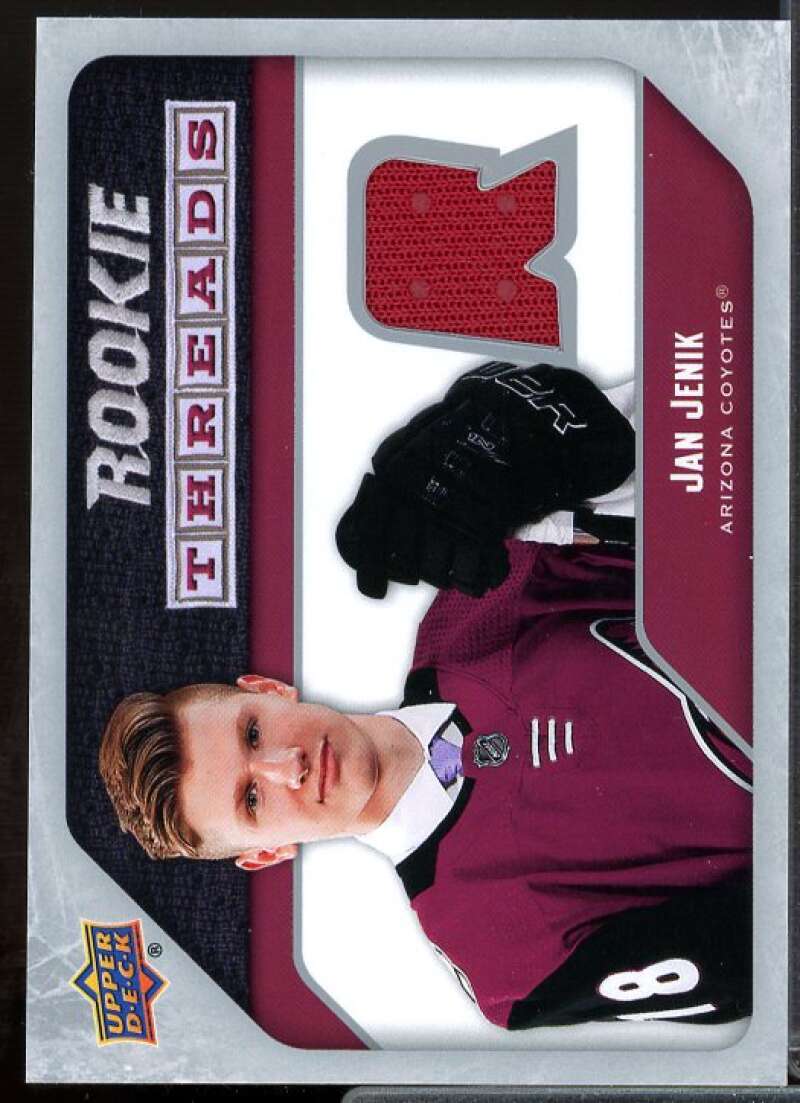 Jan Jenik Rookie Card 2021-22 Upper Deck Rookie Threads Retro #RTJJ  Image 1