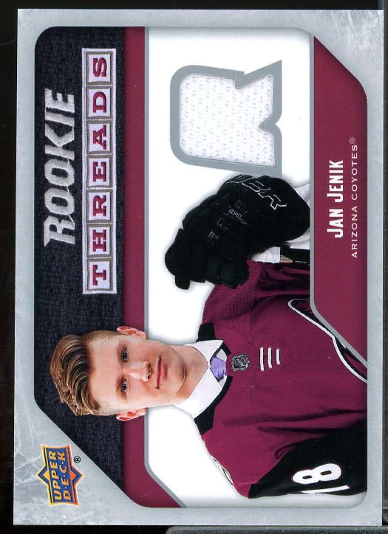 Jan Jenik Rookie Card 2021-22 Upper Deck Rookie Threads Retro #RTJJ  Image 1