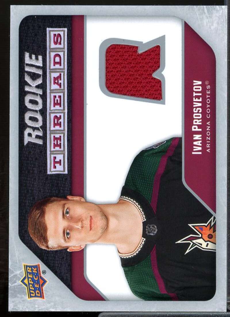 Ivan Prosvetov Rookie Card 2021-22 Upper Deck Rookie Threads Retro #RTPR  Image 1