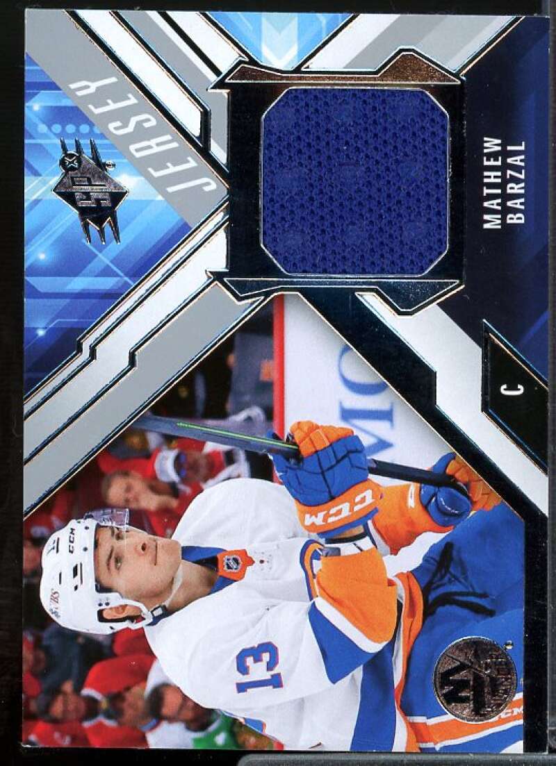 Mathew Barzal Card 2021-22 SPx Jerseys #JMB  Image 1