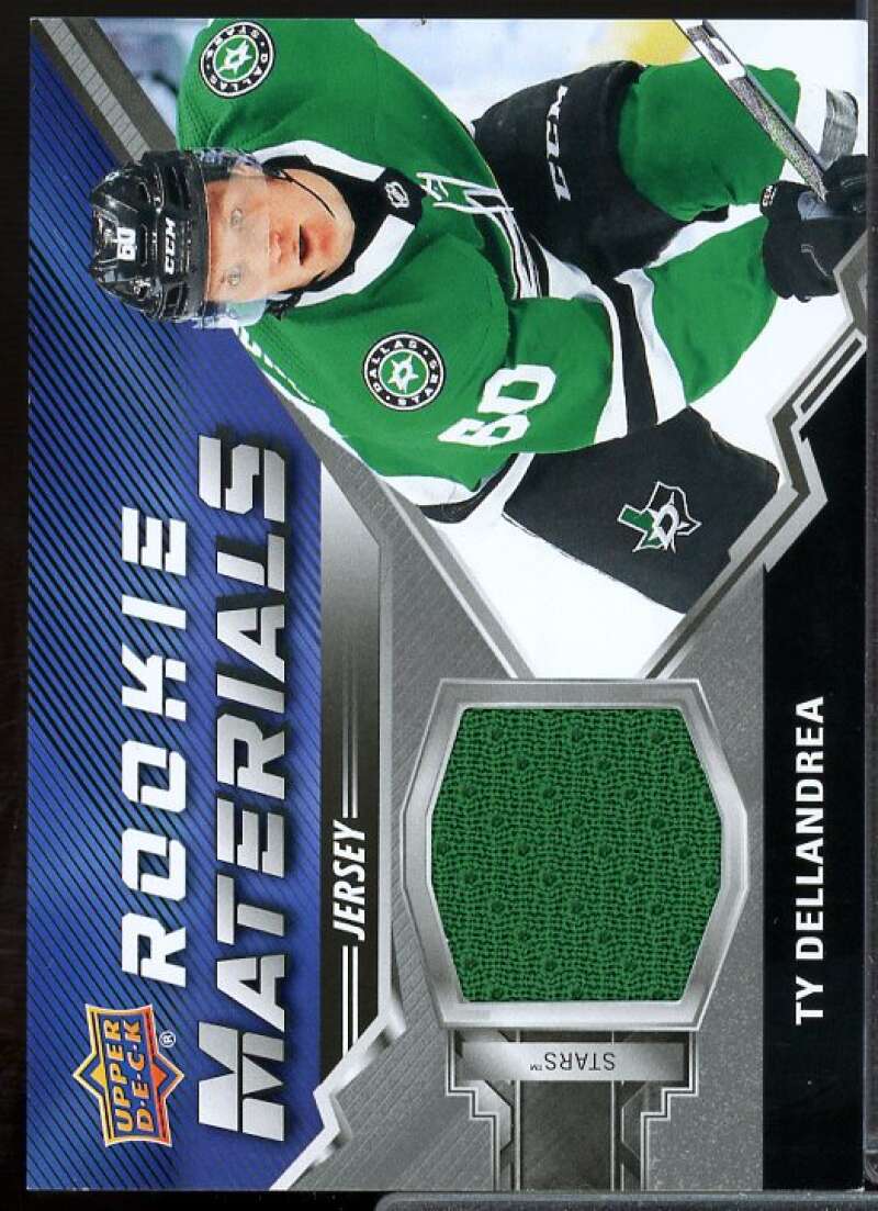 Ty Dellandrea B Card 2020-21 Upper Deck Rookie Materials #RMTD  Image 1