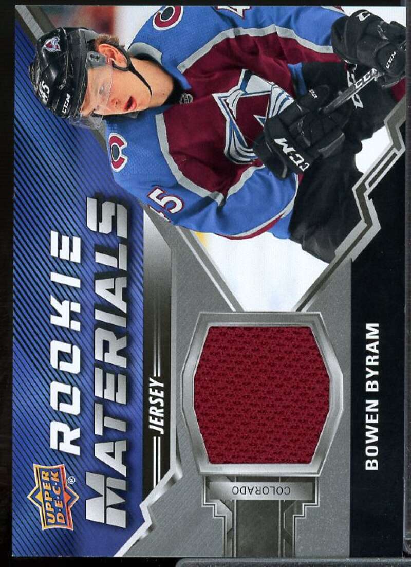 Bowen Byram B Card 2020-21 Upper Deck Rookie Materials #RMBB  Image 1