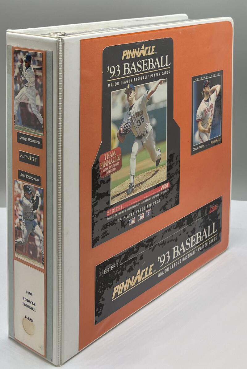 1993 Pinnacle Baseball Hand Collated Binder Set 1-620 Derek Jeter BCCG 10 Rookie Image 4