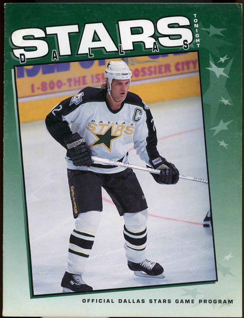 NHL Dallas Stars Tonight 1996-1997 Official Game Program  Image 1