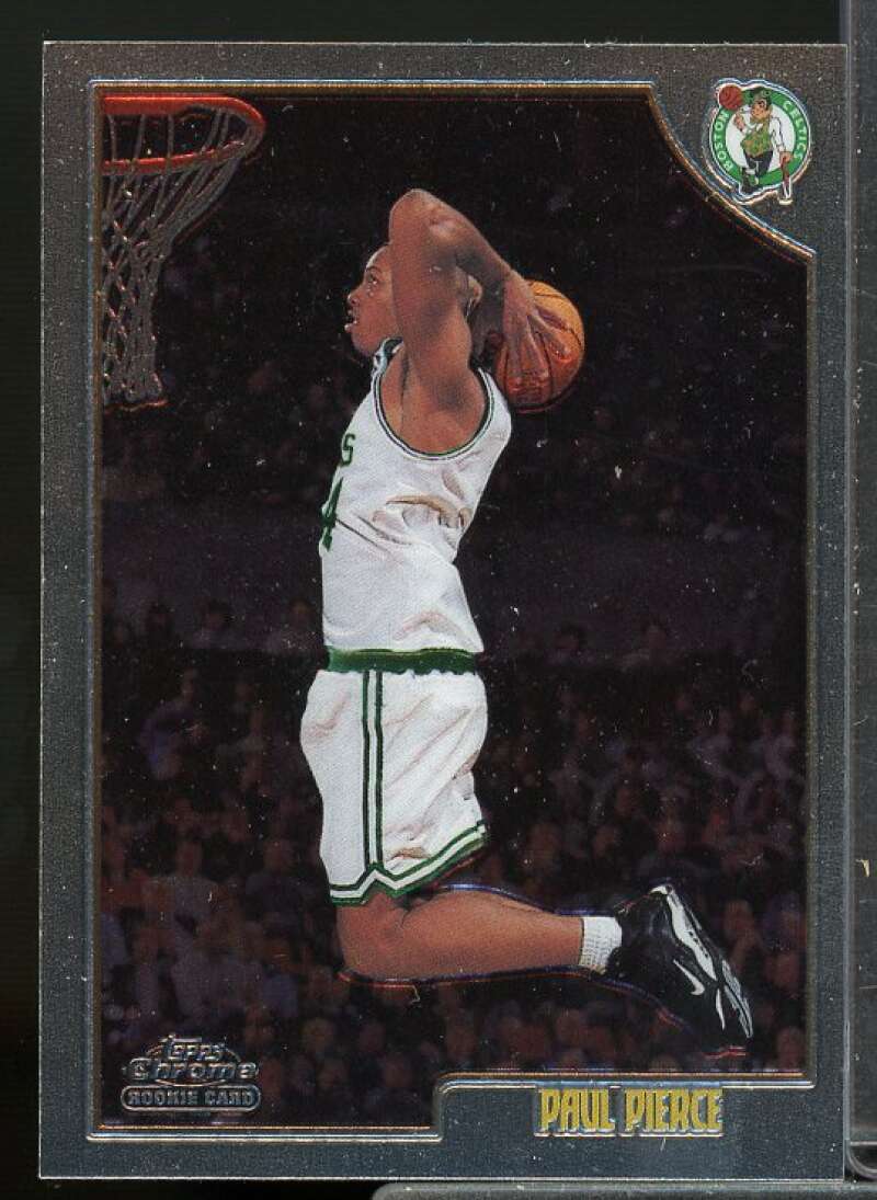 Paul Pierce Rookie Card 1998-99 Topps Chrome #135  Image 1
