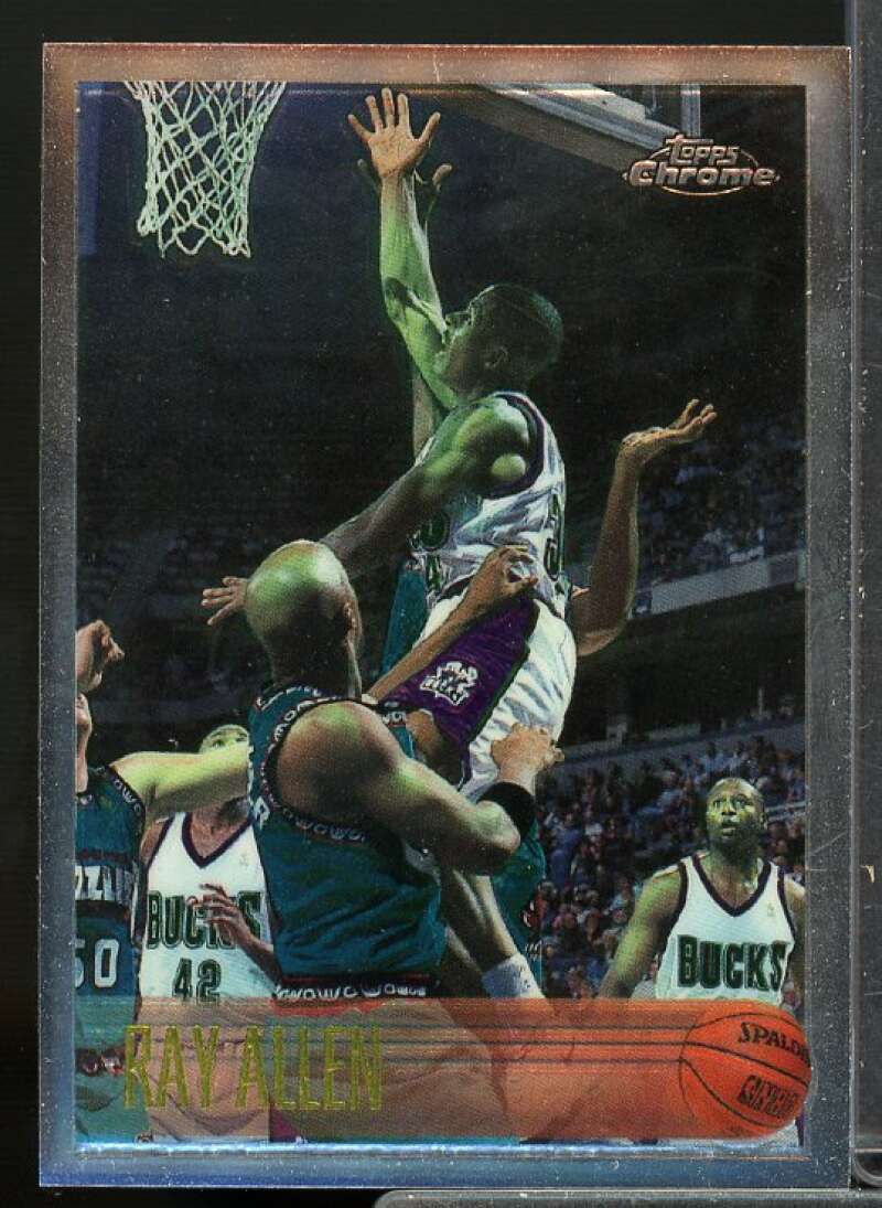 Ray Allen Rookie Card 1996-97 Topps Chrome #217  Image 1