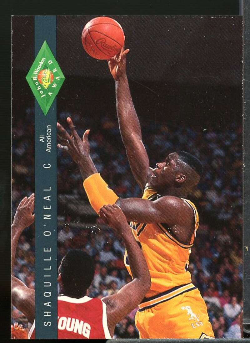 Shaquille O'Neal JWA Rookie Card 1992 Classic Four Sport #318A  Image 1