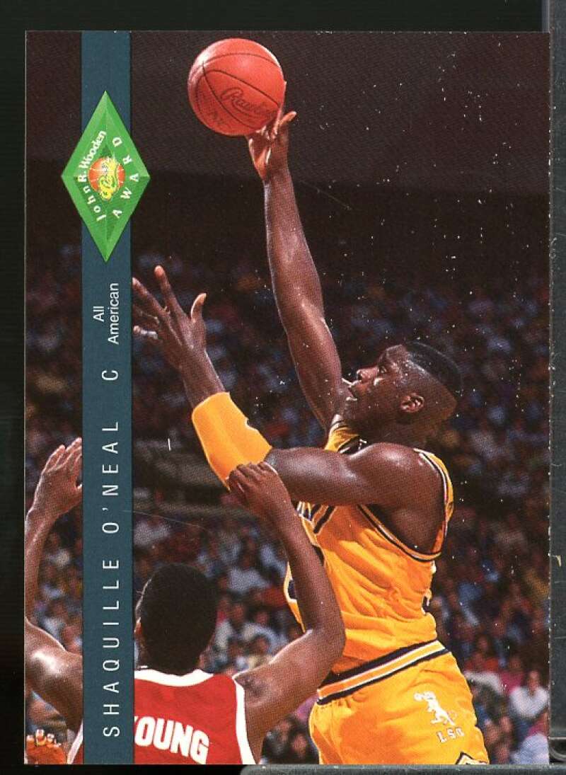 Shaquille O'Neal JWA Rookie Card 1992 Classic Four Sport #318A  Image 1