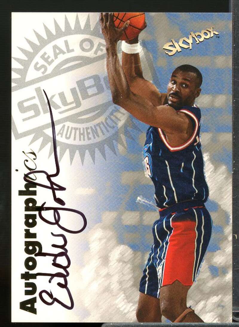 Eddie Johnson Card 1997-98 SkyBox Premium Autographics #56  Image 1