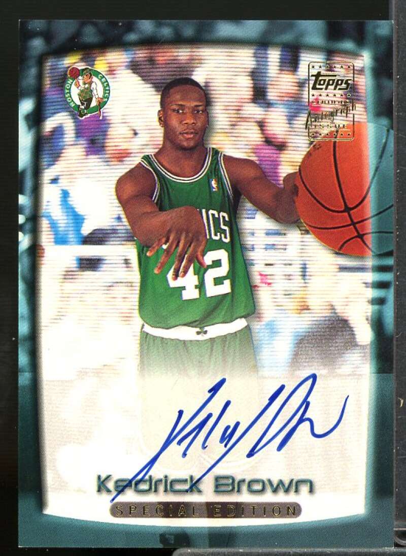 Kedrick Brown Autograph Card 2002 Topps Special Edition #SE-KBR  Image 1