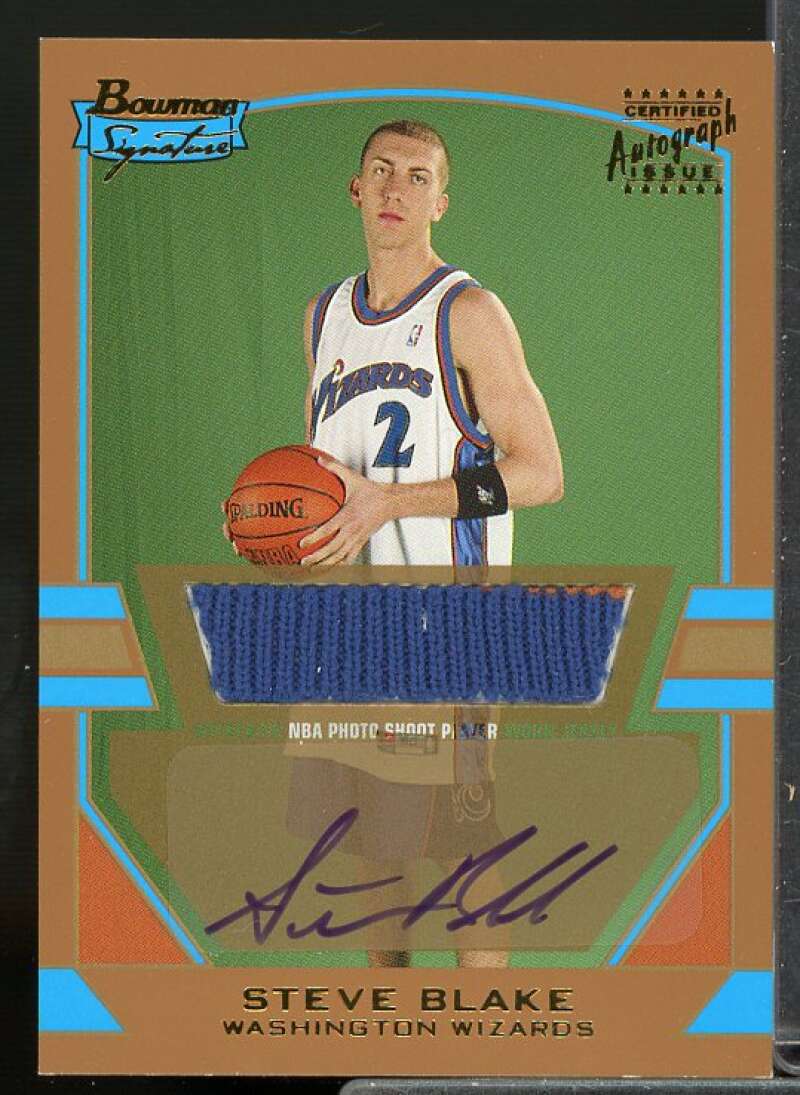 Steve Blake Rookie Card 2003-04 Bowman Signature Edition Gold #100  Image 1