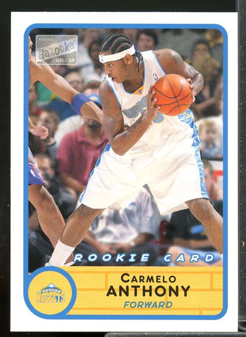 Carmelo Anthony Blue Rookie Card 2003-04 Bazooka #240A  Image 1
