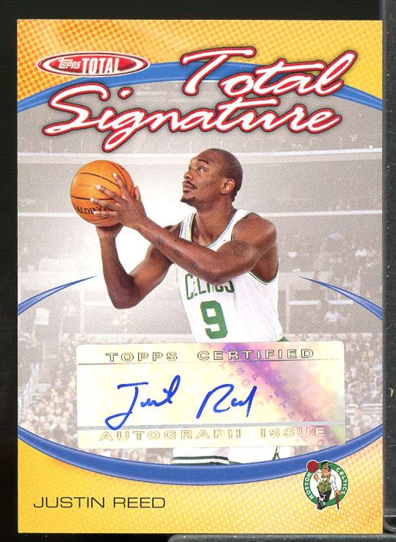 Justin Reed Card 2004-05 Topps Total Signatures #JR  Image 1