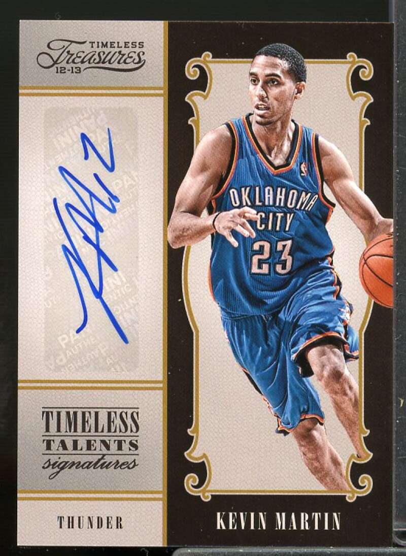 Kevin Martin Rookie 2012-13 Timeless Treasures Timeless Talents Signatures #38  Image 1