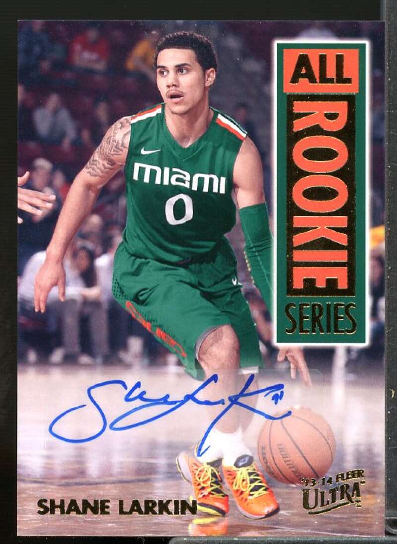 Shane Larkin E Rookie Card 2013-14 Fleer Retro Autographs #43  Image 1