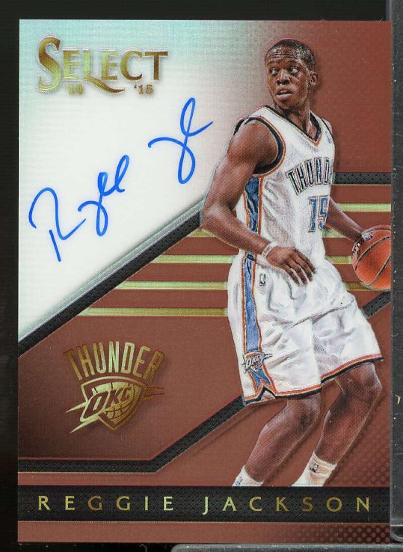 Reggie Jackson Card 2014-15 Select Signatures Prizms Copper #9  Image 1