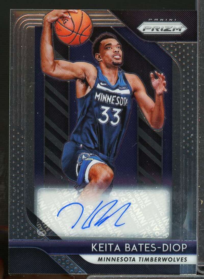 Keita Bates-Diop Rookie Card 2018-19 Panini Prizm Rookie Signatures #35  Image 1