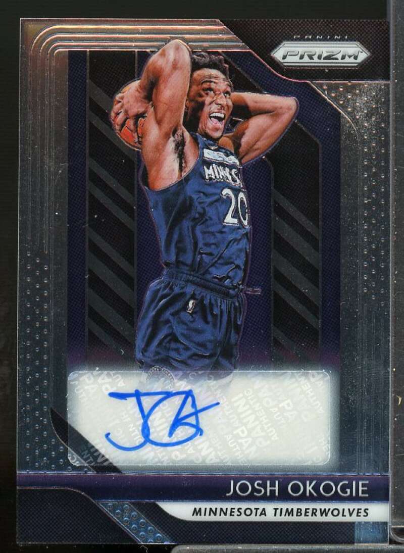 Josh Okogie Rookie Card 2018-19 Panini Prizm Rookie Signatures #20  Image 1