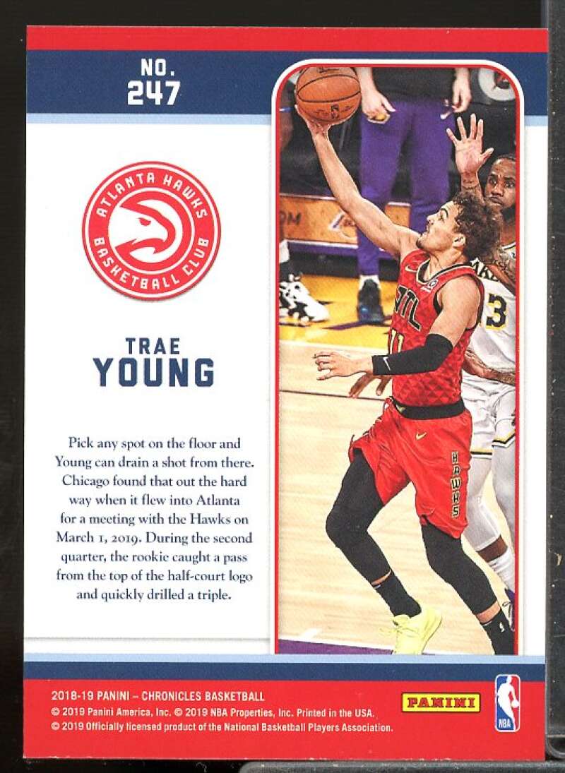 Trae Young/Marquee Rookie Card 2018-19 Panini Chronicles #247  Image 2