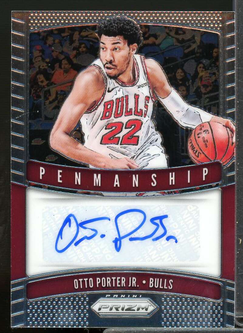 Otto Porter Jr. Card 2019-20 Panini Prizm Penmanship #13  Image 1