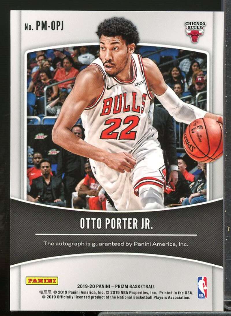 Otto Porter Jr. Card 2019-20 Panini Prizm Penmanship #13  Image 2