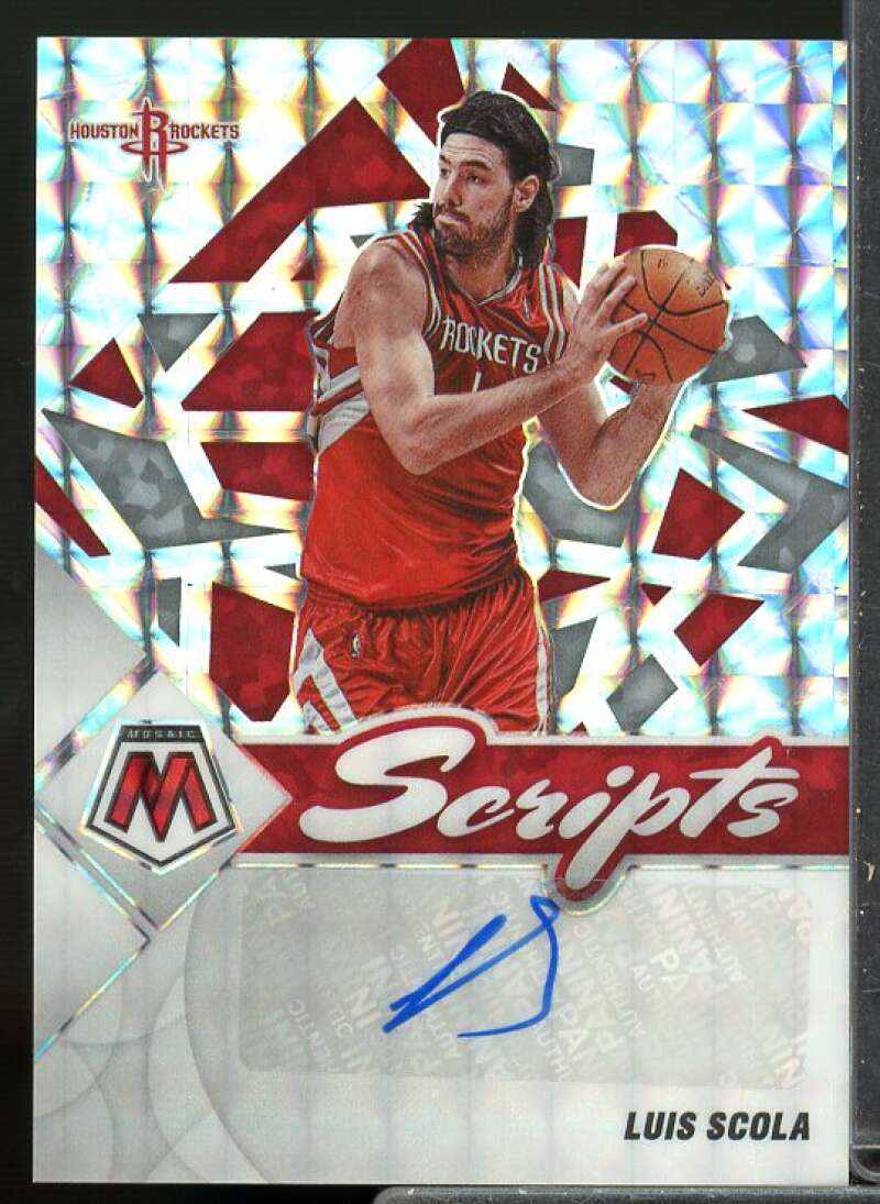 Luis Scola Card 2021-22 Panini Mosaic Scripts #41  Image 1