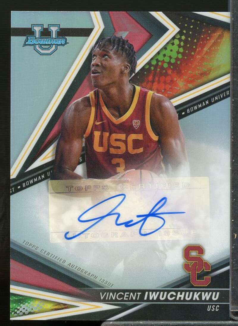 Vincent Iwuchukwu 2022 Bowman's Best University Best of '22 AU Refractor #BOAVI  Image 1