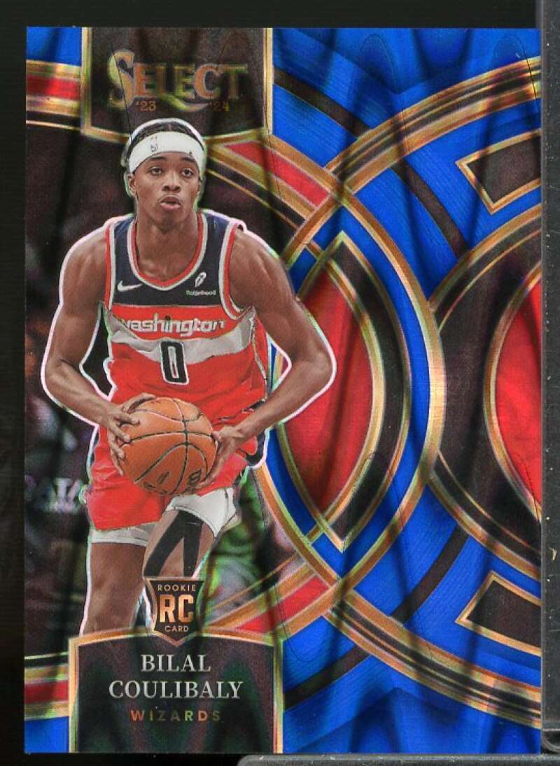 Bilal Coulibaly Rookie Card 2023-24 Select Prizms Blue Tectonic #131  Image 1