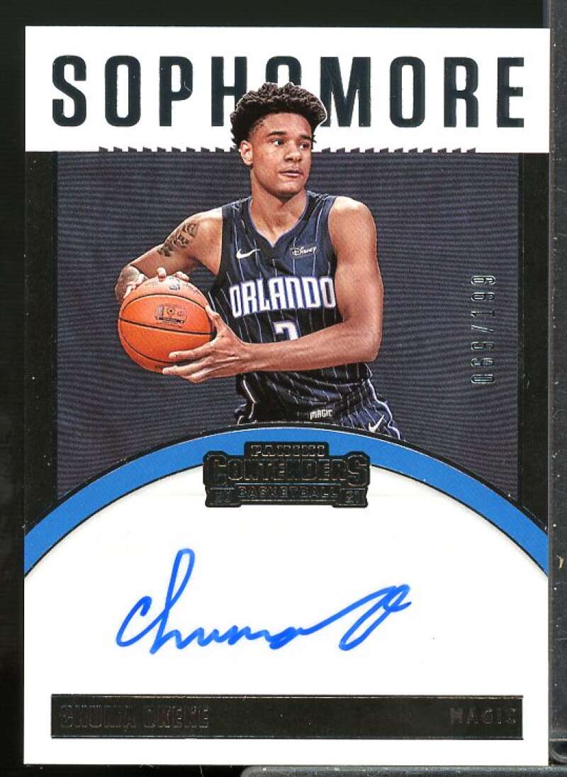 Chuma Okeke Card 2020-21 Panini Contenders Sophomore Contenders Autographs #1  Image 1