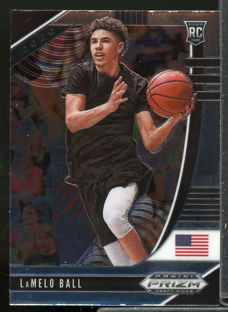 LaMelo Ball Rookie Card 2020-21 Panini Prizm Draft Picks #3  Image 1