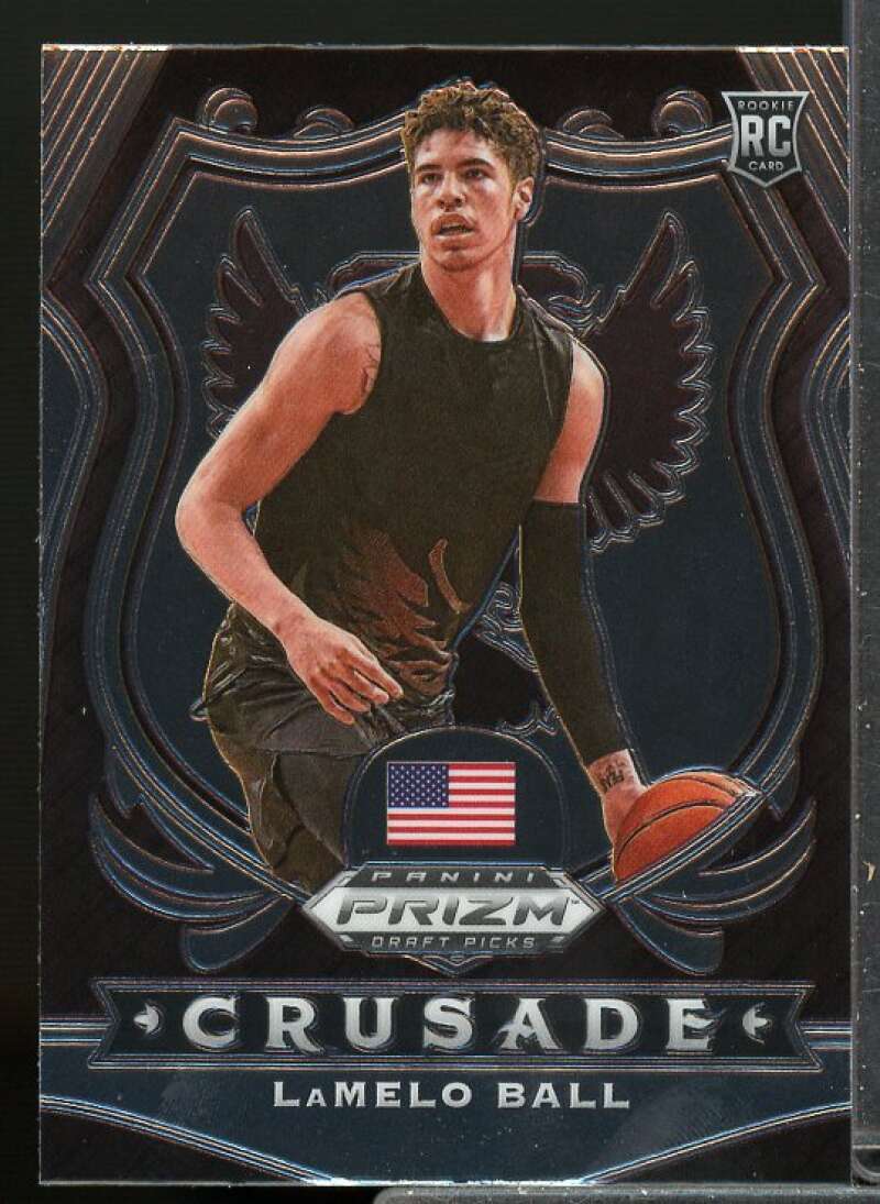 LaMelo Ball CR Rookie Card 2020-21 Panini Prizm Draft Picks #83  Image 1