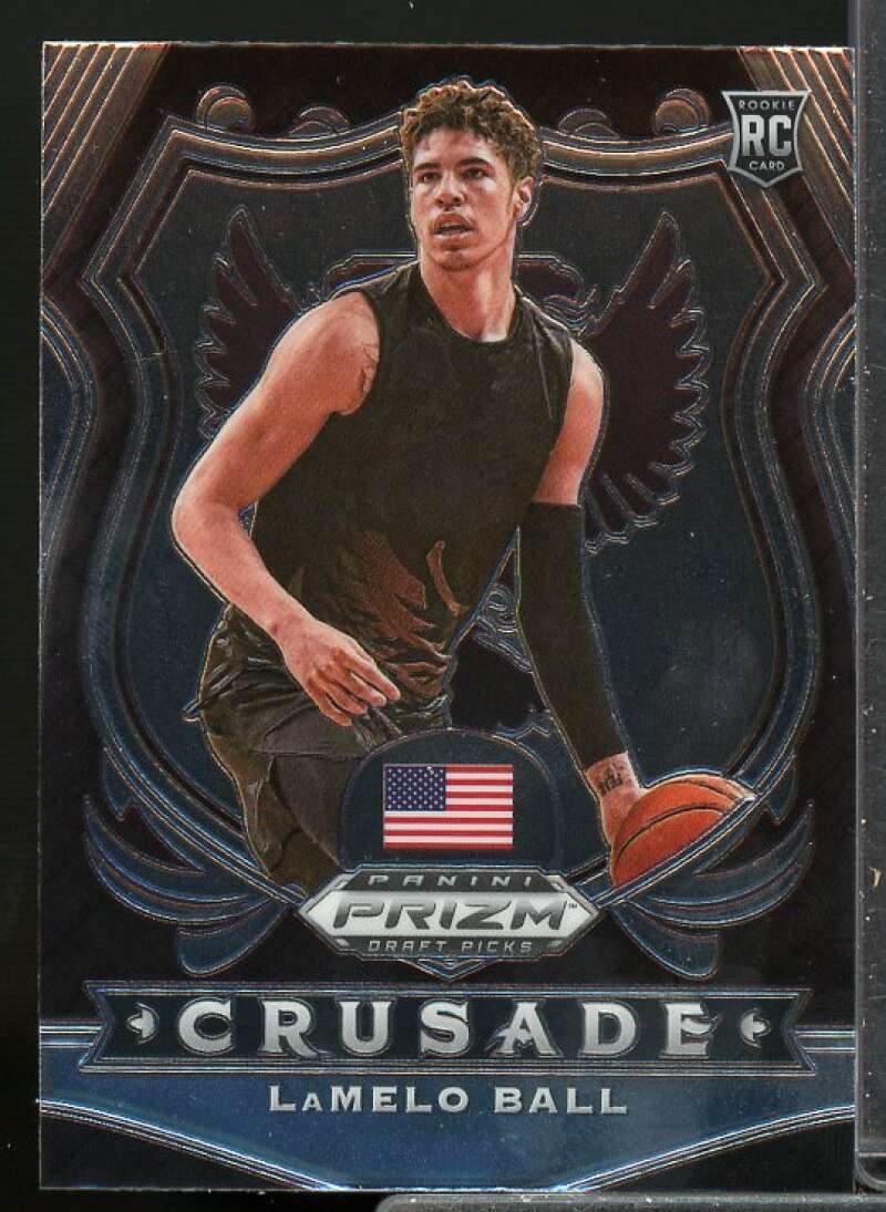 LaMelo Ball CR Rookie Card 2020-21 Panini Prizm Draft Picks #83  Image 1