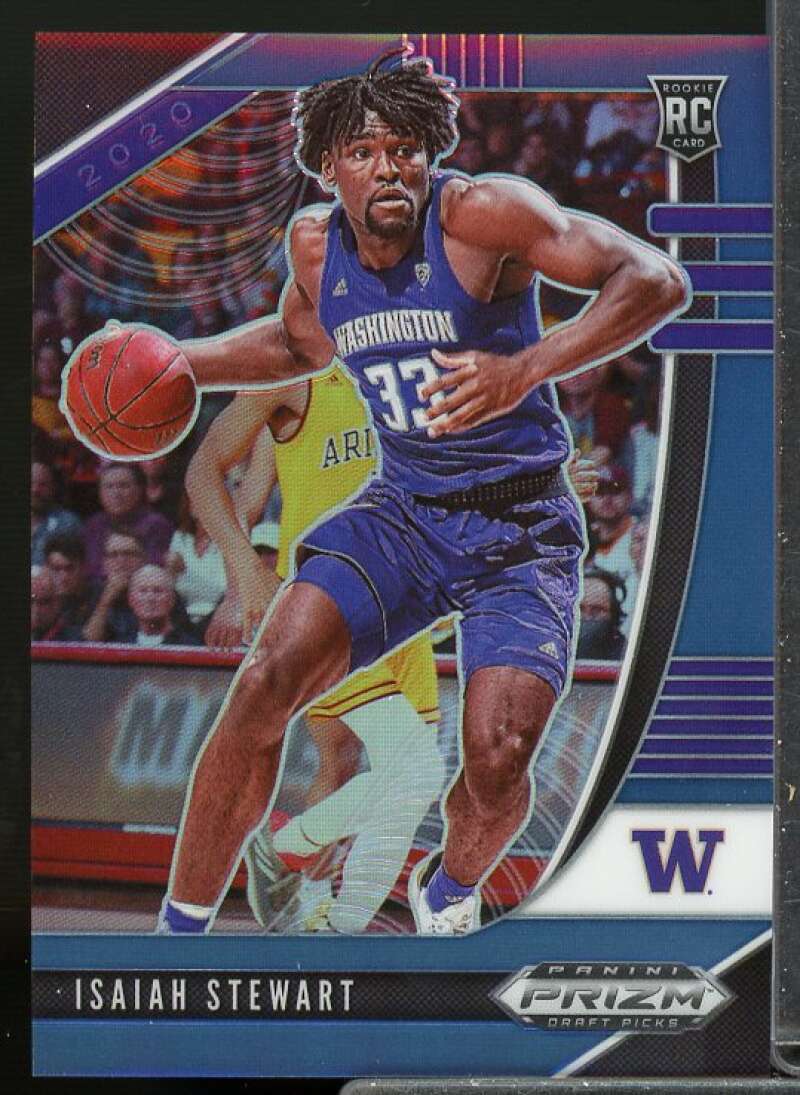 Isaiah Stewart Rookie Card 2020-21 Panini Prizm Draft Picks Prizms Blue #66  Image 1