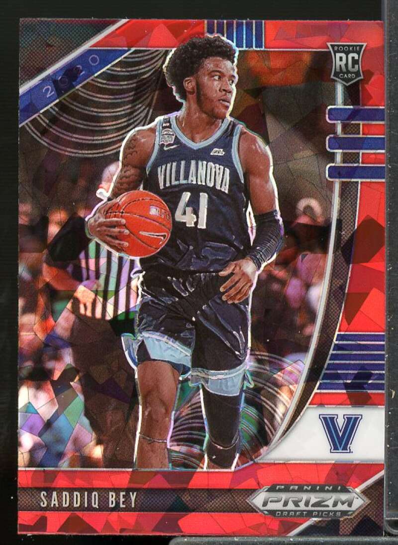 Saddiq Bey Rookie Card 2020-21 Panini Prizm Draft Picks Prizms Red Ice #59  Image 1