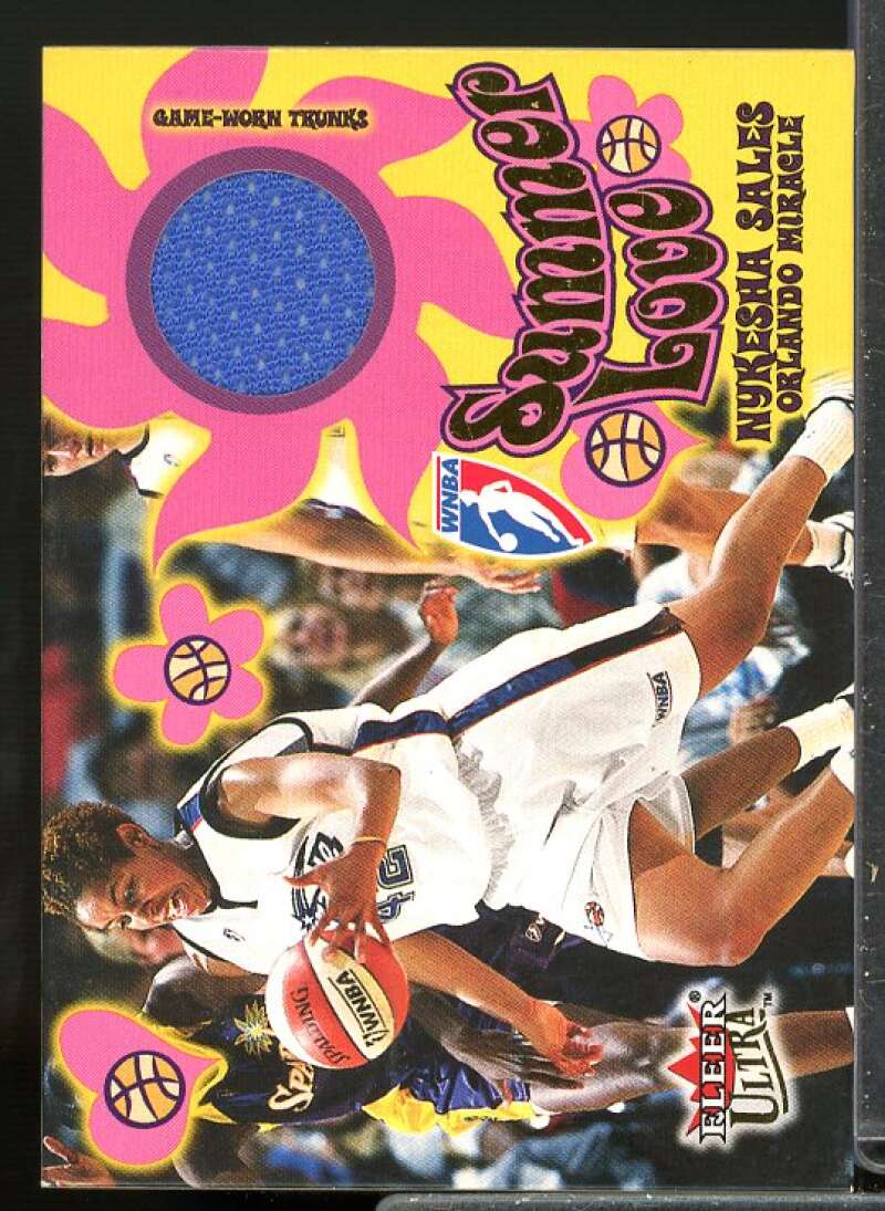 Nykesha Sales Card 2002 Ultra WNBA Summer Love Memorabilia #SL9  Image 1