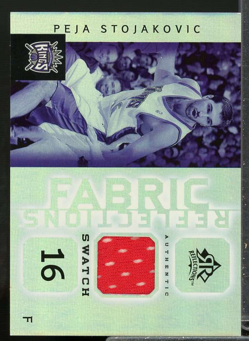 Peja Stojakovic Card 2005-06 Reflections Fabrics #PS  Image 1