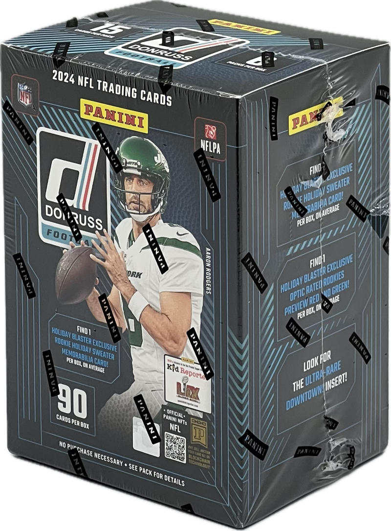 2024 Panini Donruss Football 6-Pack Holiday Blaster Box Image 1