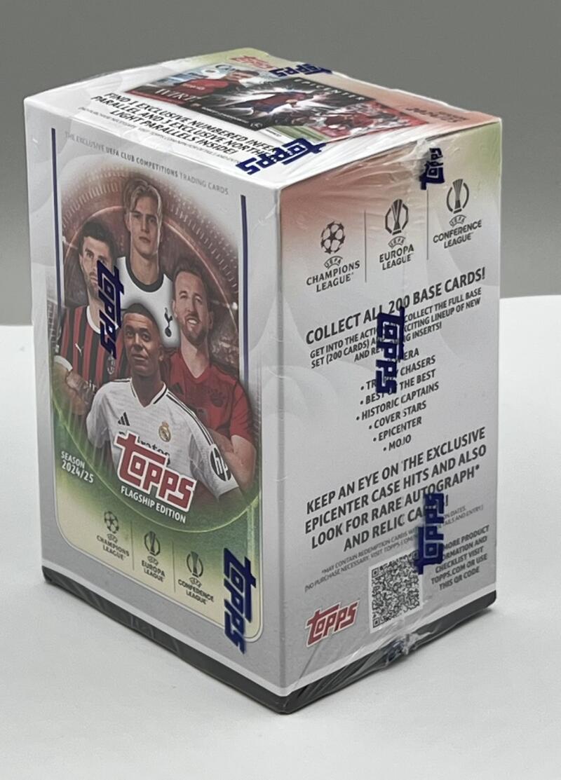 2024-25 Topps UEFA Soccer 7-Pack Blaster Box Image 1