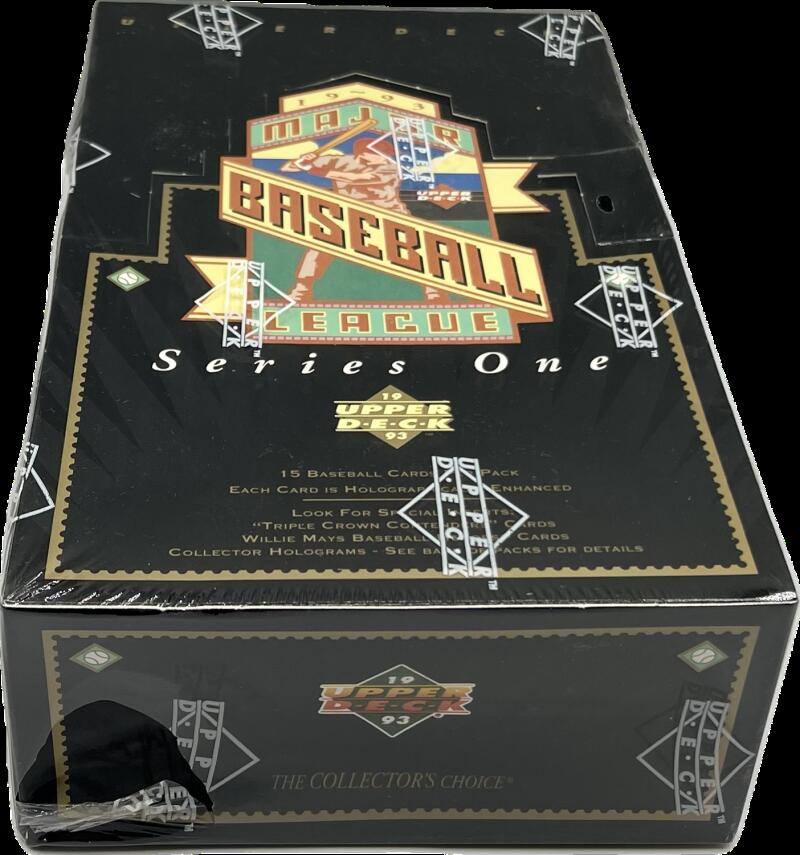 1993 Upper Deck Series 1 Baseball Box Image 2