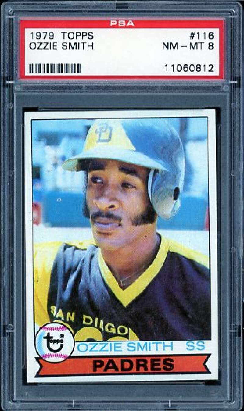 Ozzie Smith Rookie Card 1979 Topps #116 PSA 8 Image 1