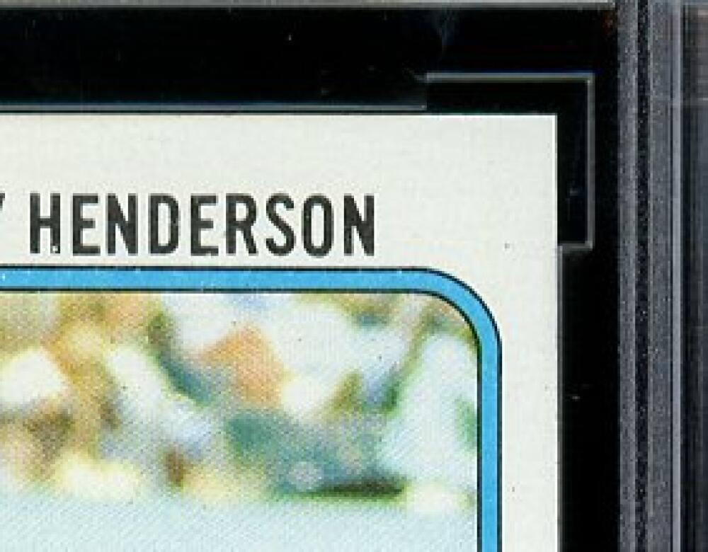 1980 Topps #482 Rickey Henderson Rookie Card BGS BCCG 10 Mint+ Image 4
