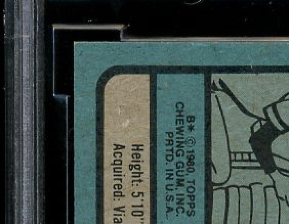 1980 Topps #482 Rickey Henderson Rookie Card BGS BCCG 10 Mint+ Image 7