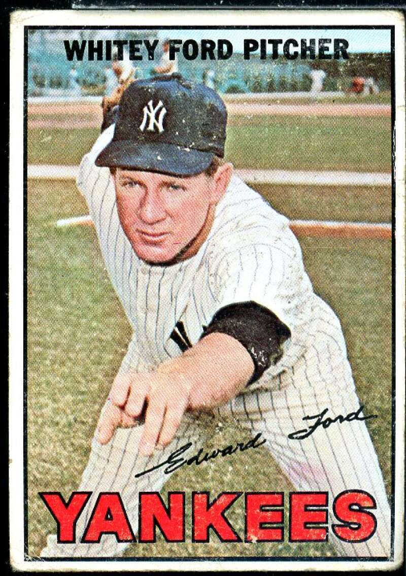 Whitey Ford Card 1967 Topps #5  Image 1