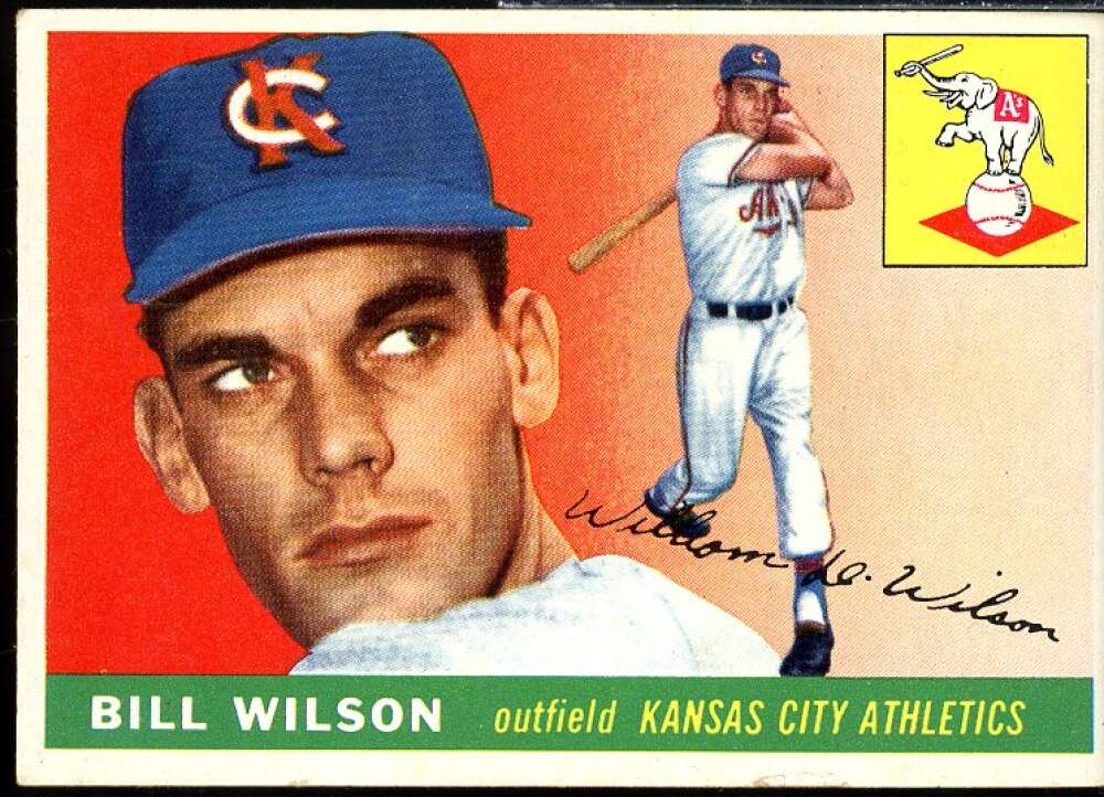 Bill Wilson Card 1955 Topps #86  Image 1