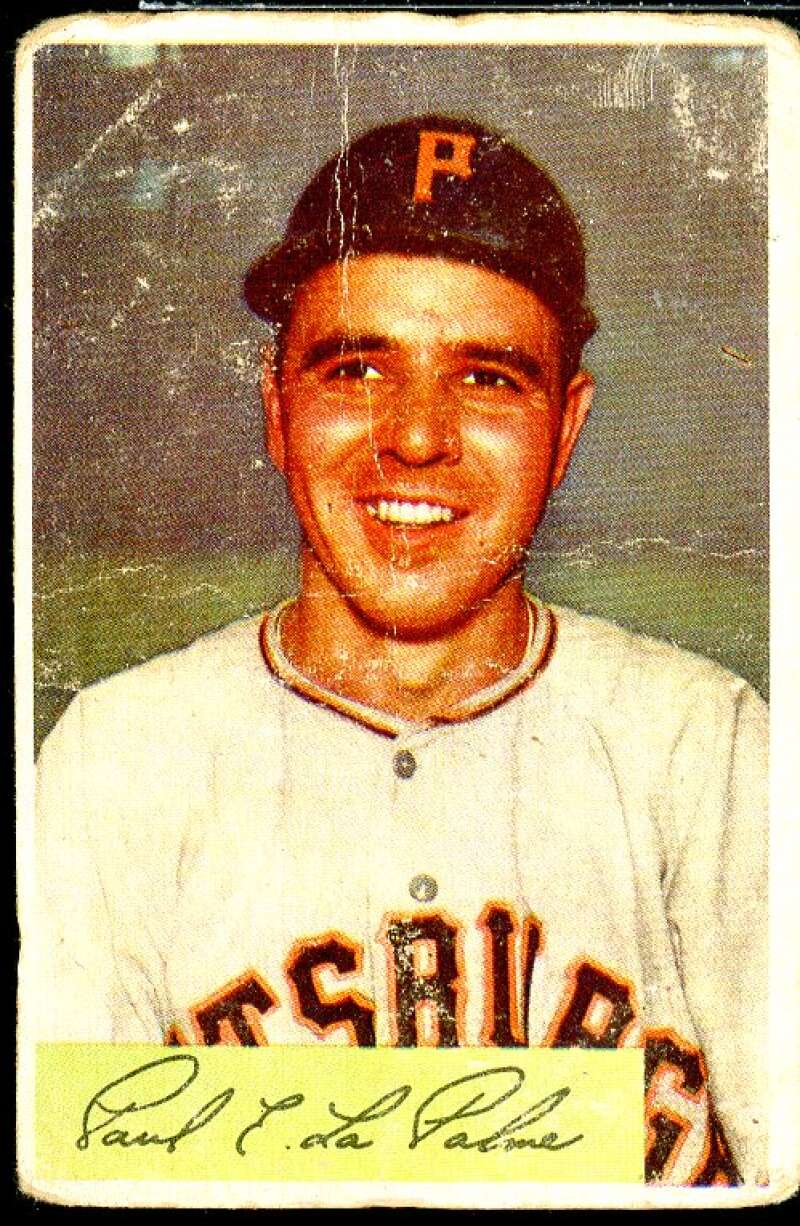 Paul LaPalme Card 1954 Bowman #107  Image 1