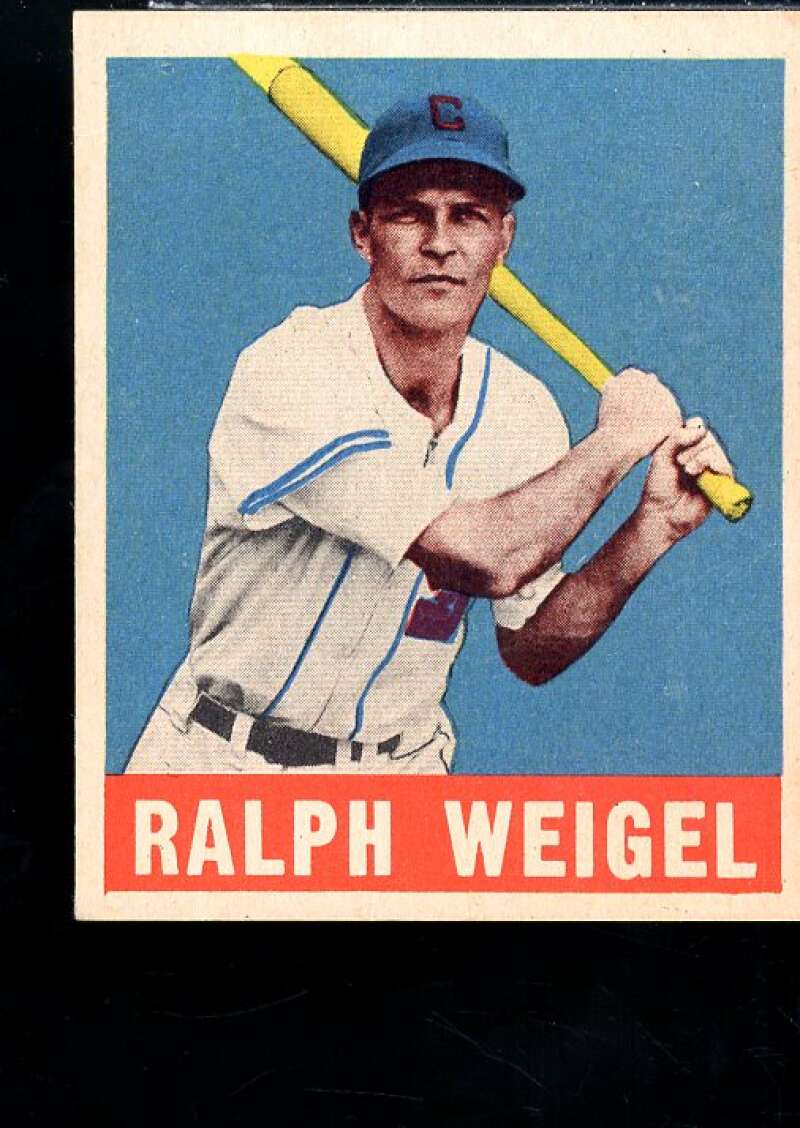 Ralph Weigel Rookie Card 1949 Leaf #86  Image 1