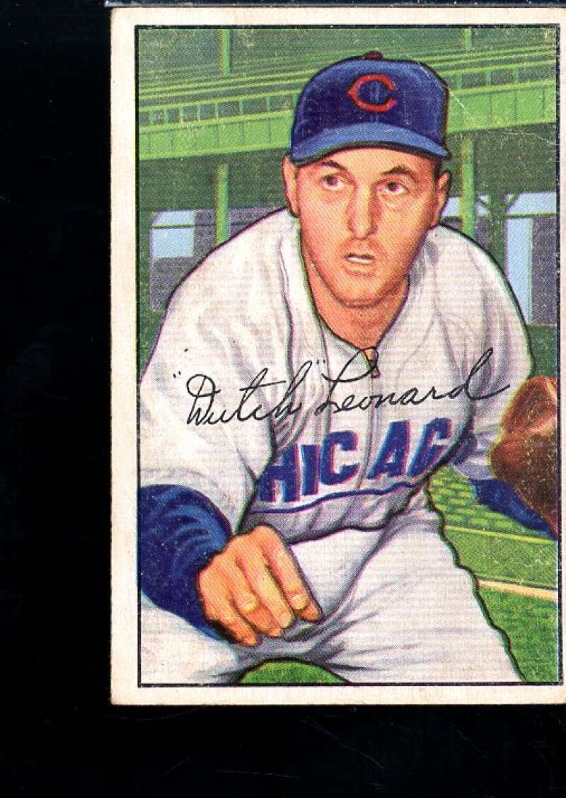 Dutch Leonard Card 1952 Bowman #159  Image 1